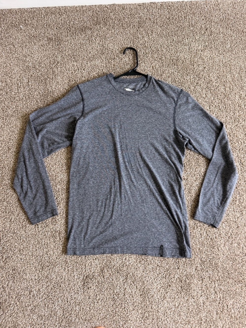 Columbia Men's Long Sleeve Crewneck Shirt - Gray Heather